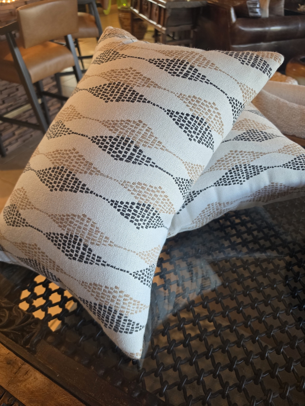 Sunbrella Patio Lumbar Pillows, Two